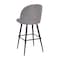 Flash Furniture 2PK 30" Gray Faux Linen Armless Barstool AY-1026H-30-GYFAB-GG - alternate 3